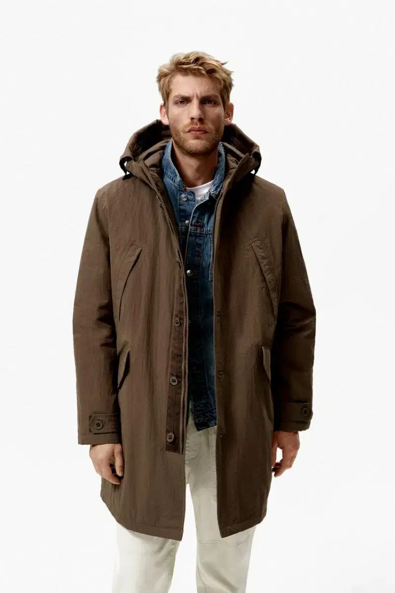 Zara WATER REPELLENT parka 자라 코트파카 텐씨